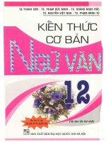 Kiến thức cơ bản ngữ văn 12 (tái bản lần thứ nhất) phần 1 