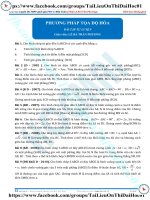 Bài tập phương pháp tọa độ hóa thầy lê bá trần phương 