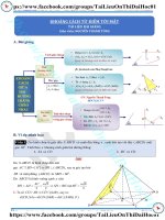 Khoảng cách hai đường thẳng chéo nhau thầy nguyễn thanh tùng 