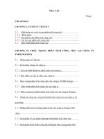 THỰC TRẠNG PHÂN TÍCH CÔNG VIỆC TẠI CÔNG TY TNHH NOLOGY