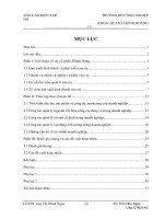 Báo cáo kiến tập quản lý kinh doanh tại Công Ty Cổ Phần Thành Hưng