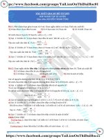 Bài tập tính xác suất qua sơ đồ tư duy có đáp án thầy nguyễn thanh tùng 