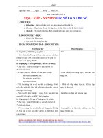 giáo án toán KTKN lớp 3 tích hợp