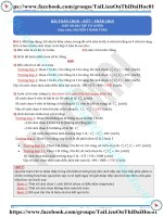 Bài tập chọn rút phân chia có đáp án thầy nguyễn thanh tùng 