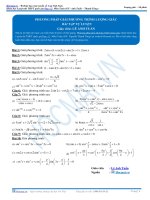 Bài tập phương pháp giải phương trình lượng giác thầy lê anh tuấn 