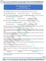 Bài tập tính xác suất qua sơ đồ tư duy thầy nguyễn thanh tùng 