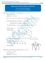 Bài tập khảo sát hàm trùng phương có đáp ná thầy le bá trần phương 