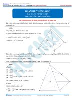 Bài tập quan hệ vuông góccó đáp án  thầy lê bá trần phương 