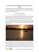 Văn mẫu lớp 5: Kể chuyện về một việc làm tốt đẹp góp phần bảo vệ cảnh quan môi trường