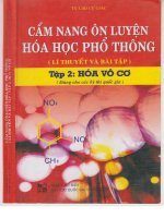 CẨM NANG ÔN LUYỆN HÓA HỌC PHỔ THÔNG TẬP 2