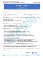 Bài tập cực trị hàm số thầy lê anh tuấn 