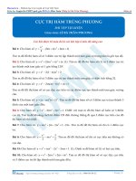 Bài tập cực trị của hàm trùng phương thầy lê bá trần phương 