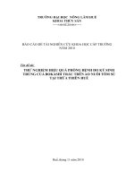 THỬ NGHIỆM HIỆU QUẢ PHÒNG BỆNH DO KÝ SINH TRÙNG CỦA BOKASHI TRẦU TRÊN AO NUÔI TÔM SÚ TẠI THỪA THIÊN HUẾ