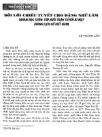 ĐÔI LỜI CHIÊU TUYẾT CHO ĐẶNG NHƯ TÂM  TRẬN TUYẾN BÍ MẬT TRONG LỊCH SỬ VIỆT NAM