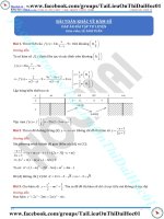 Các bài toán khác về hàm số có đáp án thầy lê anh tuấn 