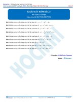 Bài tập khảo sát hàm số bậc ba thầy lê bá trần phương 