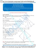 Bài tập tính thể tích khối chóp phần 6 có đáp án thầy lê bá trần phương 