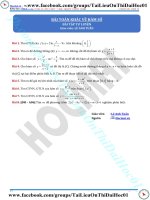 Các bài toán khác về hàm số thầy lê anh tuấn 