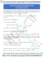 Bài tập tính thể tích khối đa diện có đáp án thầy nguyễn thanh tùng 