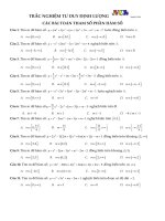 Bài tập chứa hàm số và tham số thi đại học quốc gia hà nội