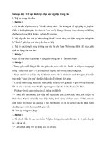 Soạn bài lớp 11: Thực hành lựa chọn các bộ phận trong câu