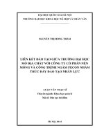 Liên kết đào tạo giữa trường đại học mỏ địa chất với công ty cổ phần nền móng và công trình ngầm FECON nhằm thúc đầy đào tạo nhân lực 