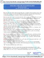 Bài tập tính trực tiếp thể tích khối đa diệnu thầy nguyễn thanh tùng 