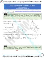 Tính gián tiếp thể tích khối đa diện thầy nguyễn thanh tùng 