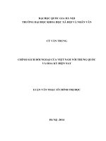 Chính sách đối ngoại của việt nam với trung quốc và hoa kỳ hiện nay 