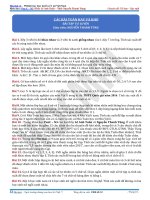 Bài tập các bài toán hay và khó phần tổ hợp xác suất thầy nguyễn thanh tùng 