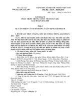 Kế hoạch phát triển trung tâm y tế   bệnh viện giai đoạn   copy