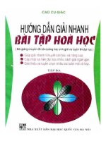 Hướng dẫn giải nhanh bài tập hóa học tập 3
