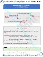 Bài toán chọn rút phân chia thầy nguyễn thanh tùng 