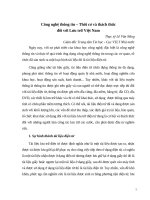 Công nghệ thông tin – Thời cơ và thách thức đối với Lưu trữ Việt Nam