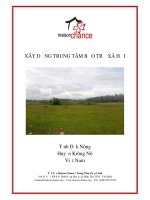 XÂY DỰNG TRUNG TÂM BẢO TRỢ XÃ HỘI