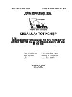 Những Biến Động Trong Giá Dầu Thô Trên Thị Trường Thế Giới Thời Gian Vừa Qua Và Tác Động Của Nó Đến Nền Kinh Tế Thế Giới