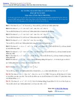 Bài tập sự tương giao của hàm bậc ba thầy lê bá trần phương 