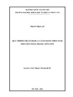 Quá trình chuẩn bị đưa cách mạng miền nam tiến lên toàn thắng (1973   1975) 