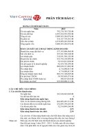 PHÂN TÍCH BÁO CÁO TÀI CHÍNH CHẤT LƯỢNG CÓ KÈM FILE EXCEL