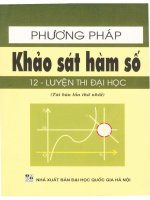 phương pháp khảo sát hàm số 12