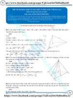 Bài tập tính thể tích khối chóp phần 3 4 5 có đáp ánn thầy lê bá trần phương 