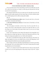 Cấu trúc bài thi khoa học tự nhiên và khoa học xã hội