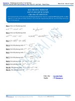 Bài tập bất phương trình mũ thầy ê anh tuấn 