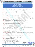 Bài tập nhị thức niuton thầy nguyễn thanh tùng 