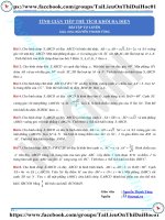 Bài tập tính gián tiếp khối đa diện thầy nguyễn thanh tùng 