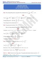 Bài tập nhị thức niuton có đáp án thầy nguyễn thanh tùng 