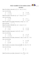 Chủ đề số phức ôn thi đại học quốc gia hà nội