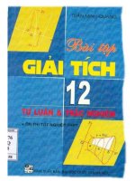 Bài tập giải tích 12 tự luận trắc nghiệm ĐHQG