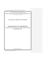 SỬA CHỮA NÂNG CẤP HỒ CHỨA NƯỚC HÒA TRUNG THÀNH PHỐ ĐÀ NẴNG