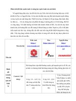 So sánh mô hình thương mại điện tử của trần anh, pico và nguyễn kim